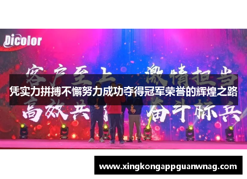 凭实力拼搏不懈努力成功夺得冠军荣誉的辉煌之路